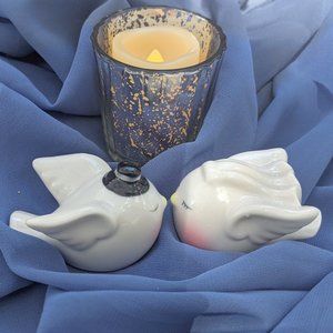 Bride and Groom Love Birds Salt & Pepper shakers